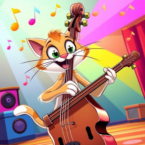 Cat and bass