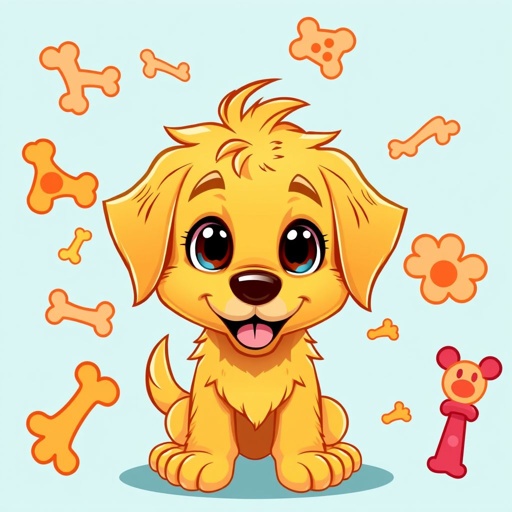Golden retriever dog