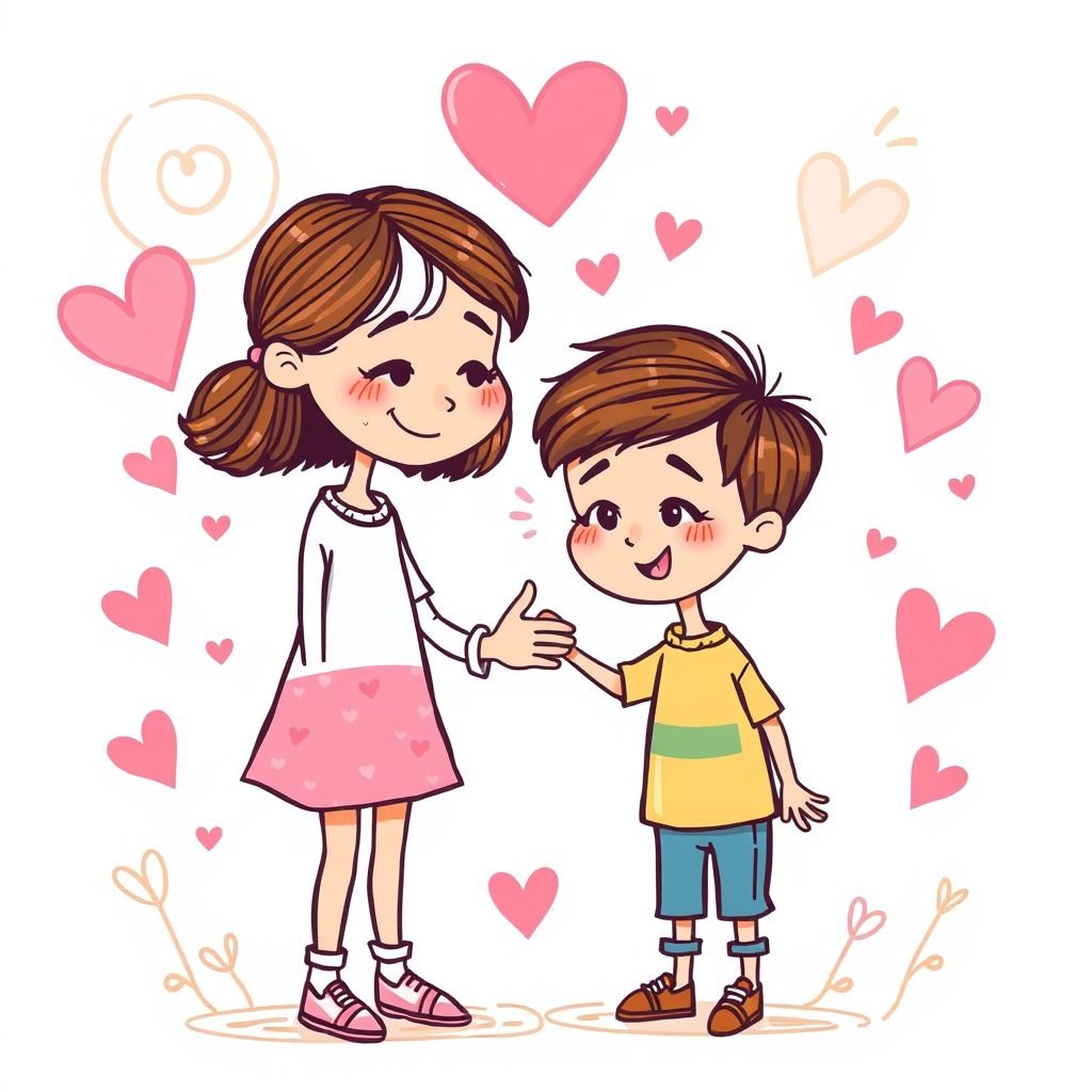 “I’m sorry little bro” from sis